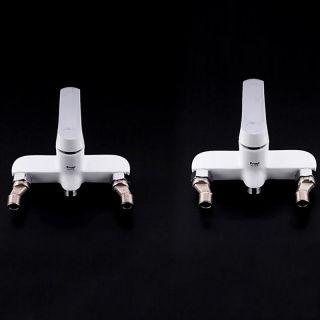 Смеситель для ванны и душа Frap F2231 хром белый